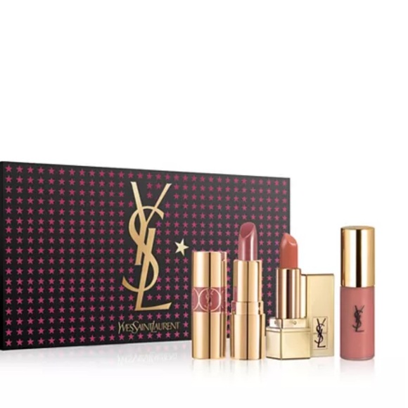 YSL Yves Saint Laurent Mini Lip Wardrobe Set New In Box - Picture 1 of 5